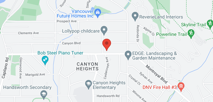 map of 888 MONTROYAL BOULEVARD